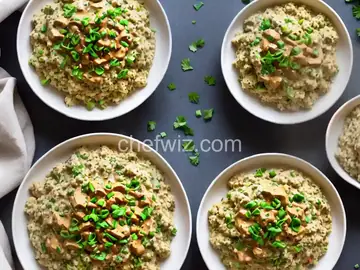Cauliflower Rice Stroganoff