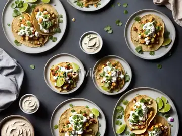 Cauliflower Tacos With Cashew Crema