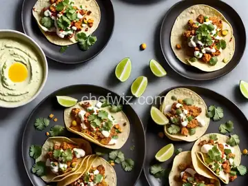 Cauliflower Tacos with Avocado Crema