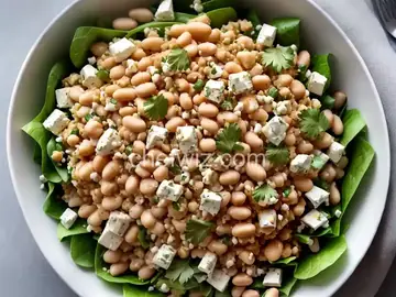 Cauliflower, White Bean, and Feta Salad