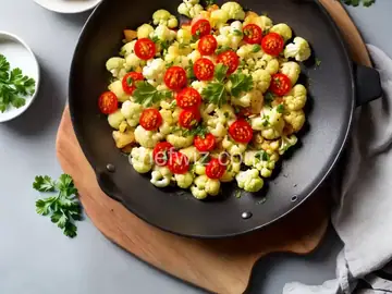 Cauliflower With Tomatoes