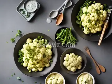 Cauliflower with Leek Ash