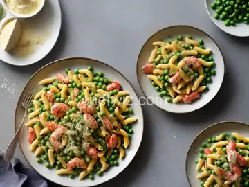 Cavatelli Pasta with Lobster, Spring Peas, and Mascarpone
