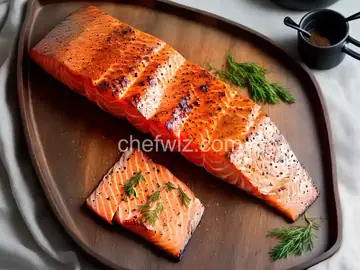 Cedar Plank Salmon with Potlatch Seasoning