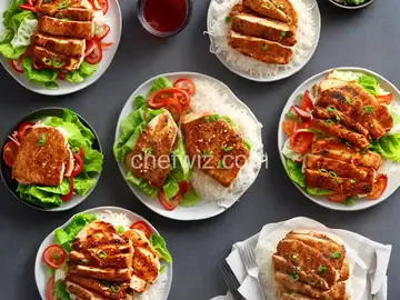 Char Siu Chicken Sandwiches