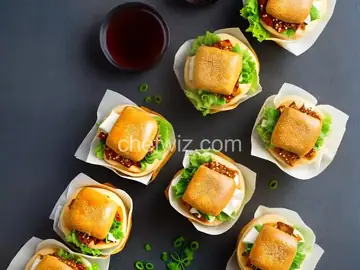 Char Siu Tofu Bao Sliders
