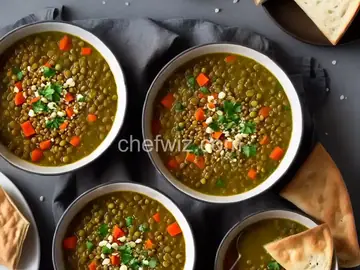 Chard Lentil Soup, Lebanese-Style
