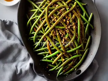 Charred Green Beans With Brown Butter Vinaigrette