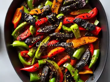 Charred Shishito Peppers