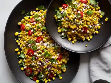 Charred and Raw Corn Salad