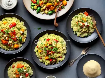 Cheat Sheet Roasted Vegetable Couscous