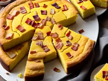Cheddar, Bacon, and Scallion Cornbread Recipe