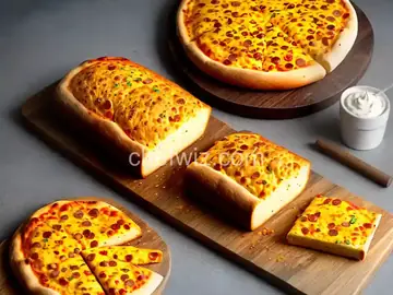 Cheddar Chipotle Bread on a Pizza Stone