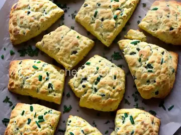 Cheddar-Chive Scones