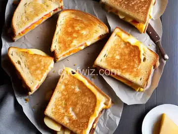 Cheddar and Apple Grilled Cheese Sandwiches