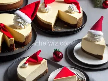 Cheery Cheesecake Santa Hats