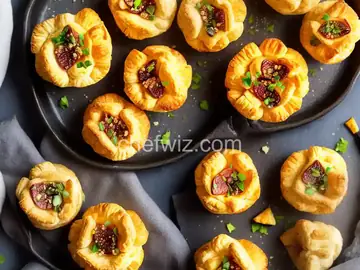 Cheese Fig Puff Pastry Bites