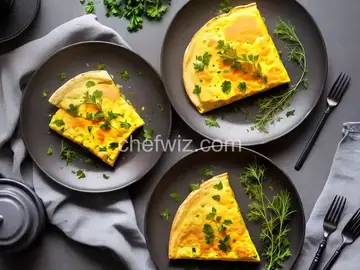 Cheese Omelette with Herbs