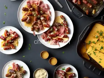Cheese-Stuffed Dates with Prosciutto