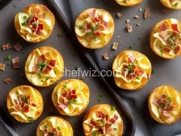 Cheese and Bacon Potato Rounds