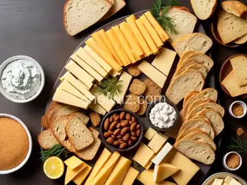 Cheese and Bread Platter