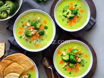 Cheese and Broccoli Chicken Soup