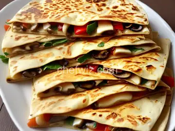 Cheese and Mushroom Quesadillas: Quesadillas de Queso y Hongos