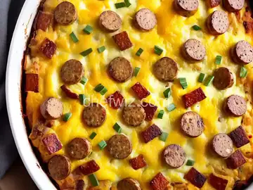 Cheese and Sausage Breakfast Casserole