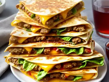 Cheeseburger Quesadillas