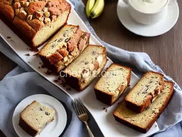 Cheesecake-Stuffed Banana Bread