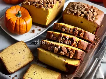 Cheesecake-Stuffed Pumpkin Bread