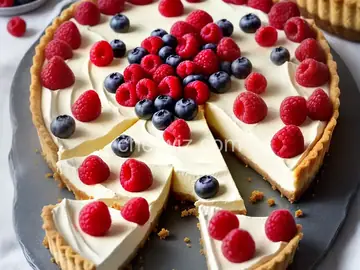 Cheesecake Tart With Berries
