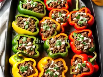 Cheesesteak-Stuffed Peppers