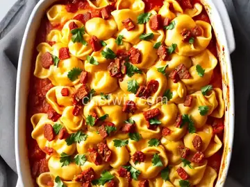 Cheesy Baked Tortellini