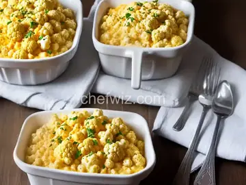 Cheesy Cauliflower in the Microwave