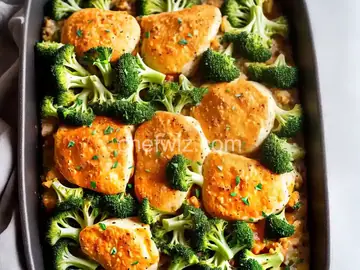 Cheesy Chicken-Broccoli-Cauliflower Casserole