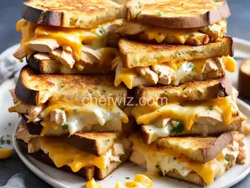 Cheesy Chicken Melt With All of the Onions Relish