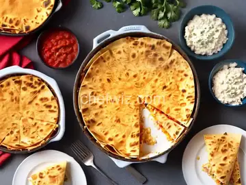 Cheesy Chicken Quesadilla Casserole