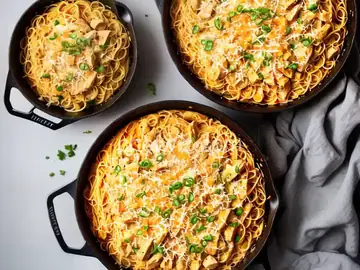Cheesy Chicken Spaghetti