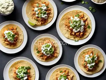 Cheesy Chicken Tacos