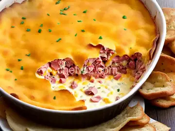Cheesy Country Ham Dip
