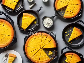 Cheesy Creamed-Corn Skillet Cornbread