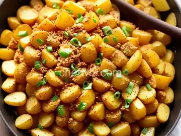 Cheesy Fried Potatoes