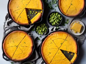 Cheesy Green Chile Cornbread