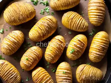Cheesy Hasselback Potatoes