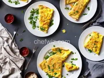 Cheesy Horseradish Omelet