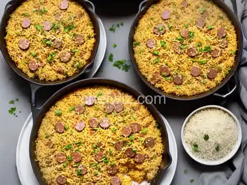 Cheesy Italian Rice with Sausage