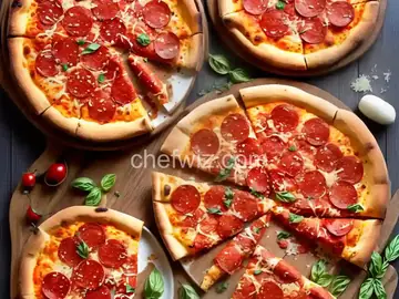 Cheesy Pepperoni Parmesan Pizza