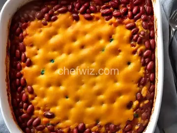 Cheesy Refried Bean Casserole