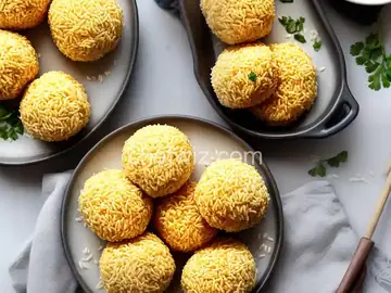 Cheesy Rice Balls